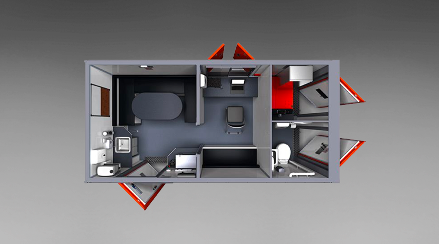 ACE Welfare Units: 16ft Canteen & Office Space 
