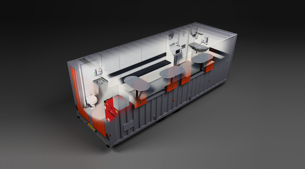 24ft Canteen & Separate Office 