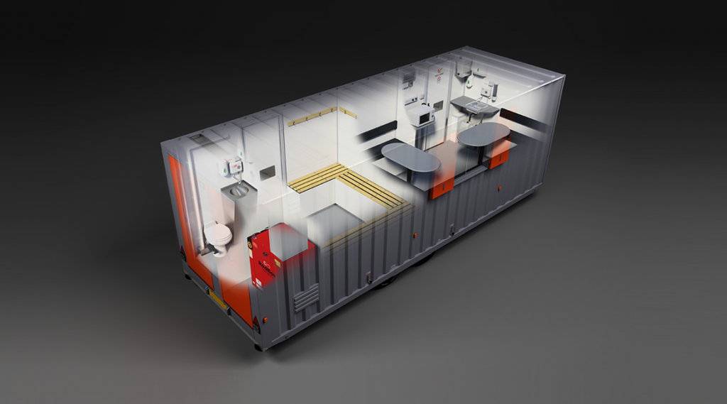 24ft Canteen & Separate Office 