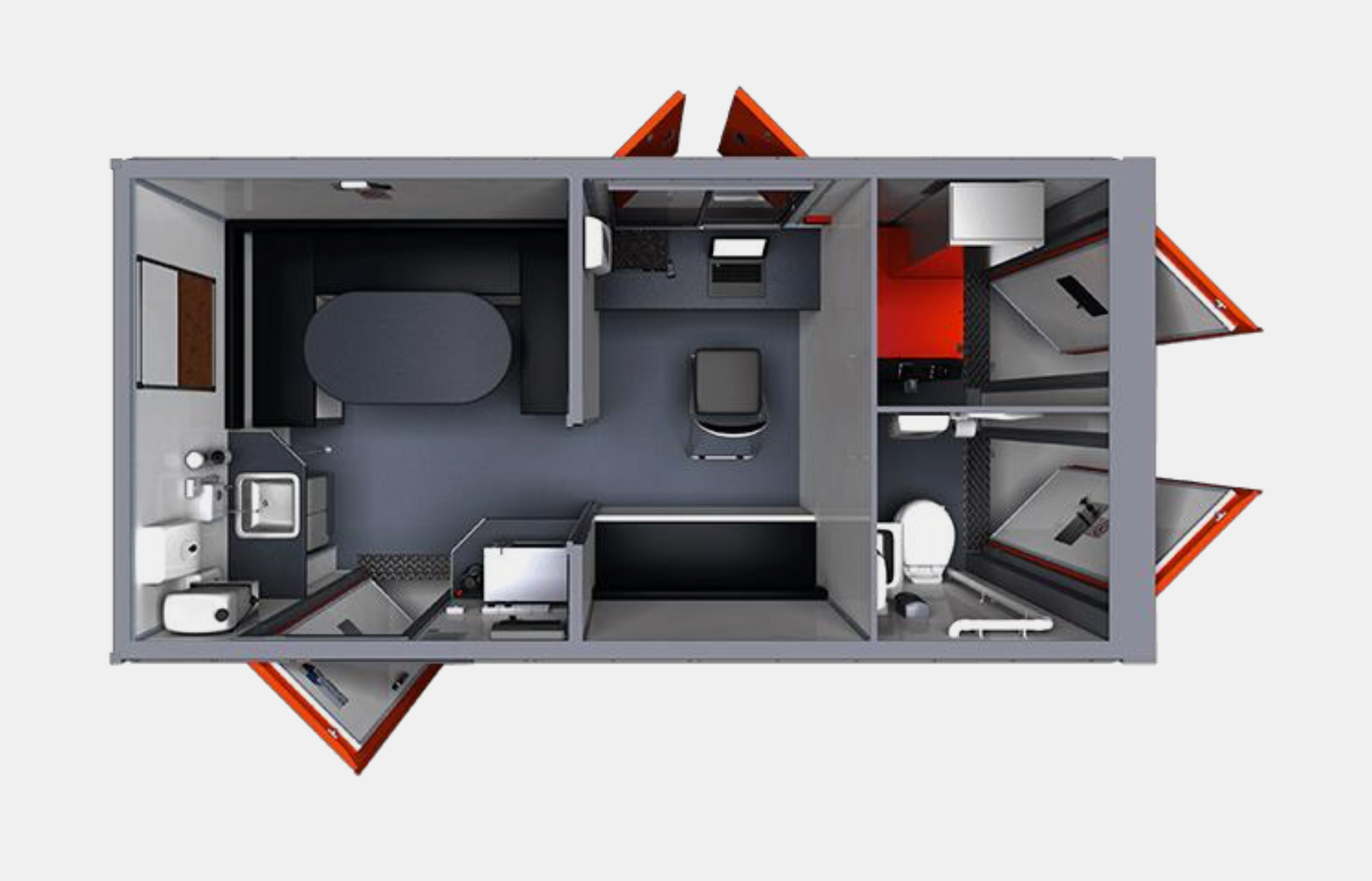 ACE Welfare Units: 16ft Canteen & Office Space 