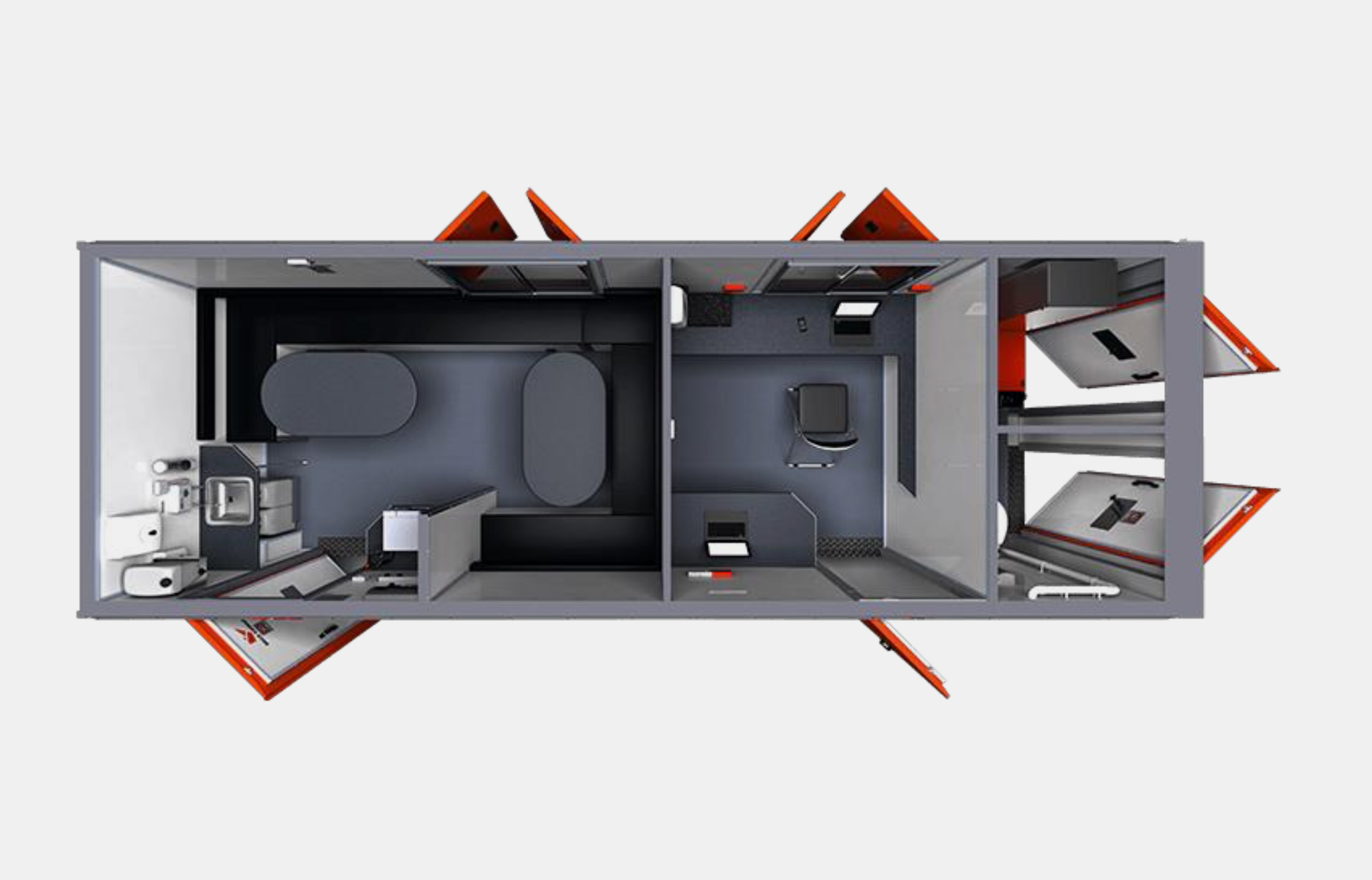 24ft Canteen & Separate Office 